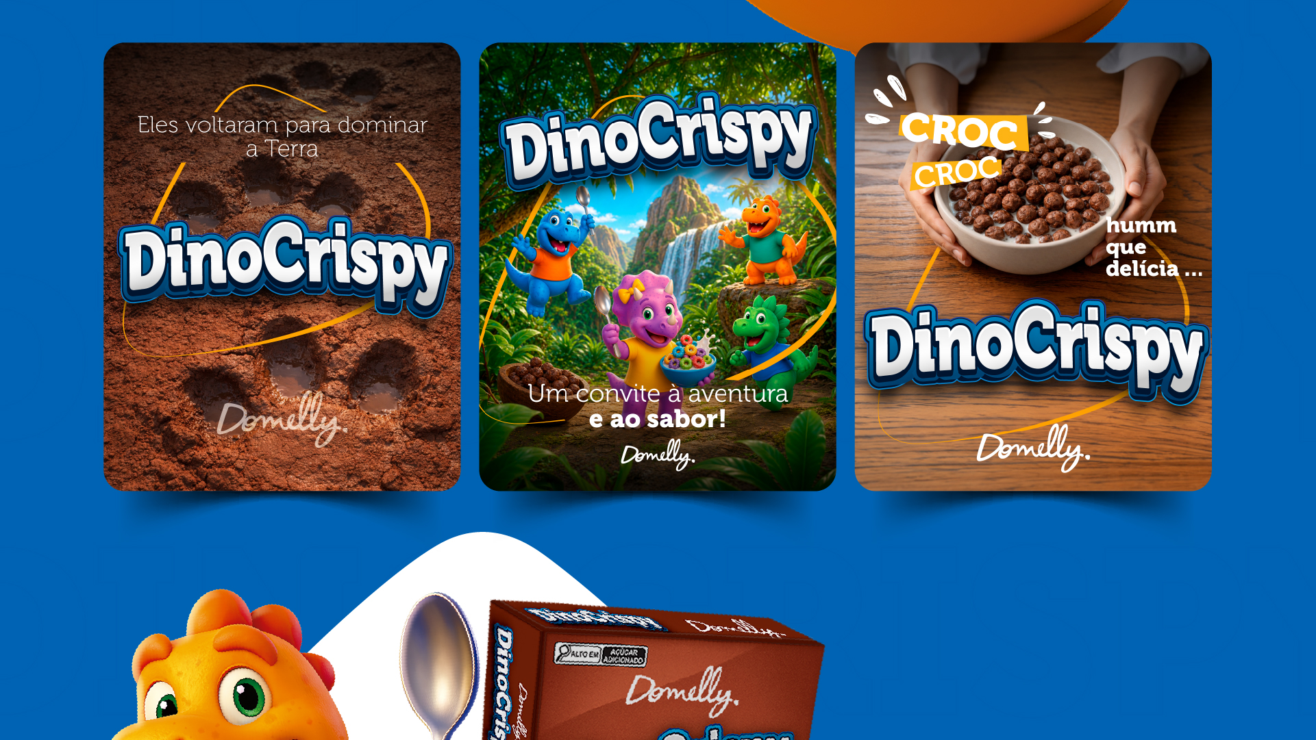 Portfolio Agência Jung DinoCrispy - Domelly